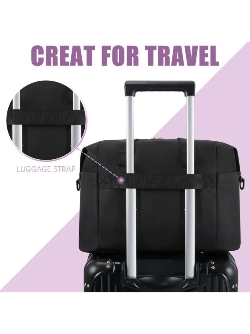 Stylish Large Diaper Bag Tote with Pacifier Case - Multifunctional Baby Caddy